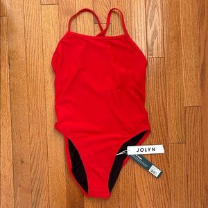 Jolyn Clothing (Sz 32) One Piece in Vibrant Red - Brandon 2 Fixed Back